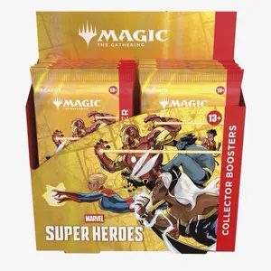 Magic The Gathering Marvel Super Heroes - Collector Booster Display Trading Cards
