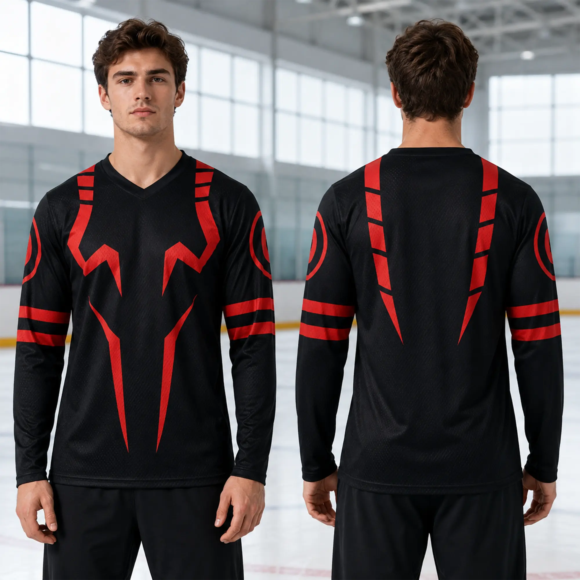SLIkuna Jujutsu Kaisen Hockey Jersey, Hockey Jersey anime