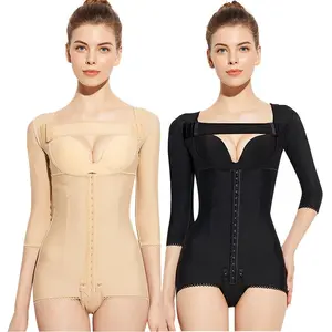 Postpartum Abdomen Liposuction Body Shaper Bodysuit Waist Arm Post Recovery Medical Grade Compression Garment Shapewear