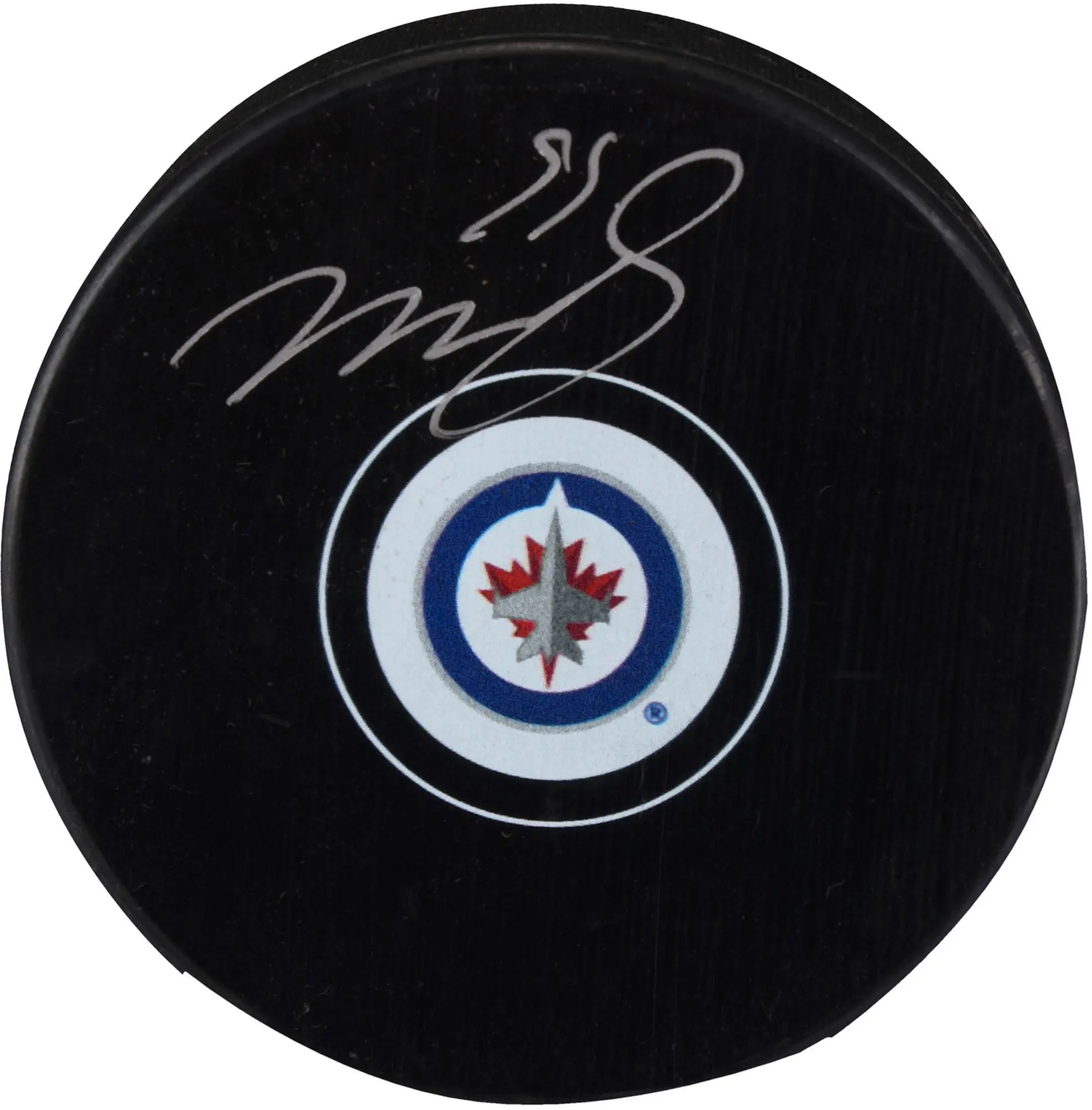 Mark Scheifele Winnipeg Jets Autographed Hockey Puck - Fanatics Authentic Certified