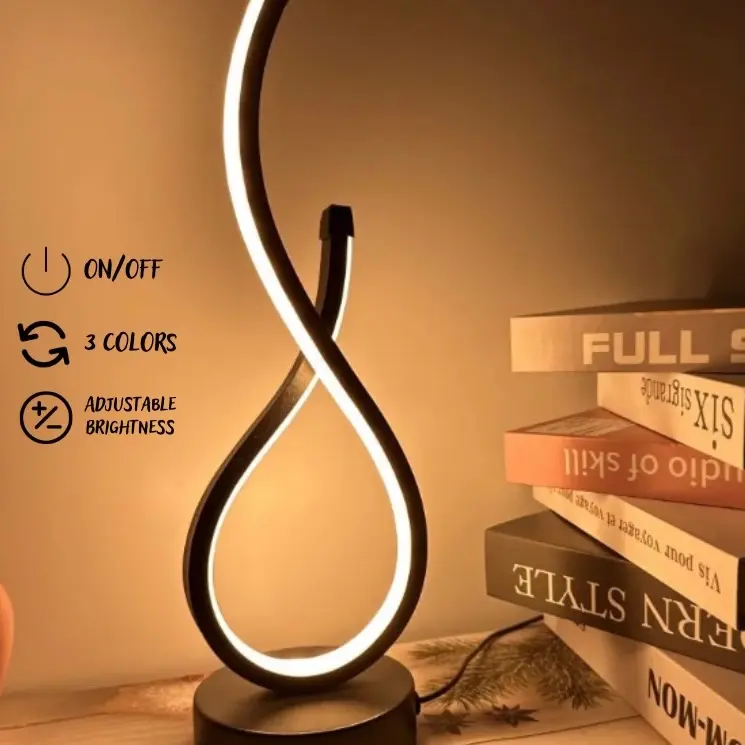 Infinity Symbol Night Light - USB-Powered with Adjustable Brightness