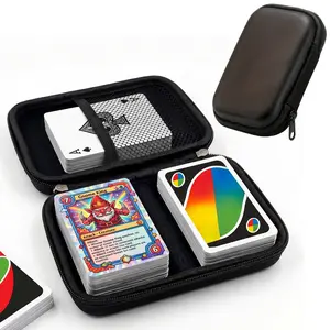 uMadeUs Hard Shell Card Game Case, Fits Pokemon UNO Phase 10, 300+ Card Holder