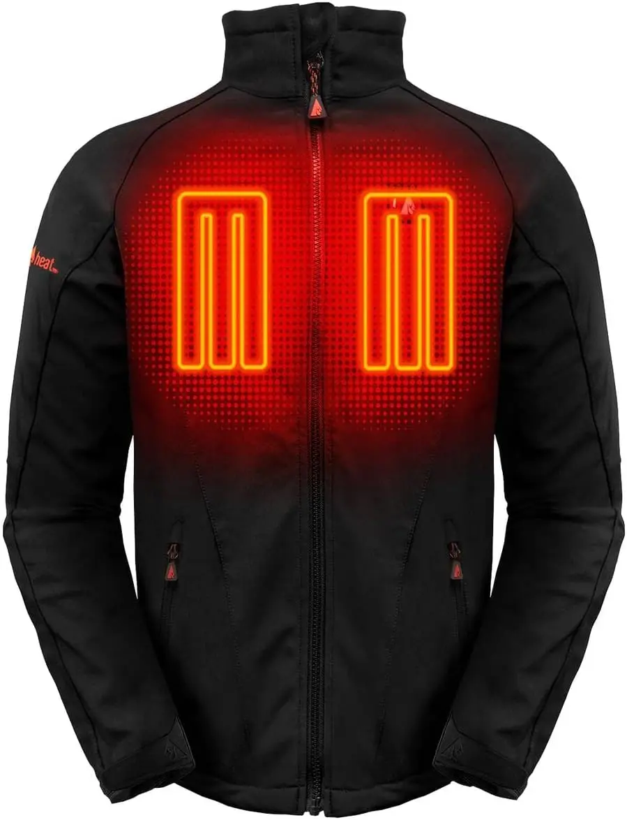 Actionheat 5V Men'S Softshell Battery Heated Jacket ActionHeat