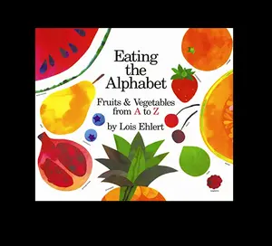 [Clarion Books] Eating the Alphabet Board Book | Add to cart Buy now | Educational, Colorful Illustrations Learning