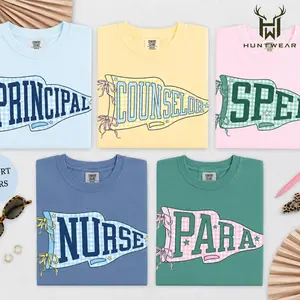 Custom School Staff Team Shirt Comfort Colors, Principal Graphic Tee, Counselor Shirt, SPED Teacher TShirt, Nurse Team Tee, Para Educator Shirt, Cute Back To School Staff Tee, Teacher Appreciation Gift, Soft Cotton Unisex Shirt