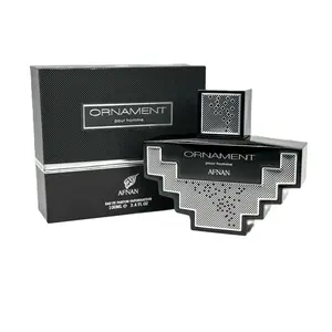 AFNAN ORNAMENT EAU DE PARFUM SPRAY 3.4FL.OZ Bold Arabian Perfume Musk Amber Spicy