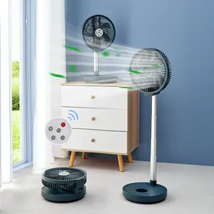 Summer Essential Fan, Foldable & Extendible Design, Touch Display Control, Magnetic Remote Functionality, Easy Storage Solution