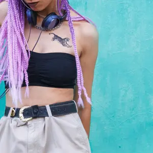 Tiger Tattoo Semi permanent Tattoo Vegan Tattoo 2 Week Tattoo Plant Based Tattoo Animal Tattoo Cool Tattoo Festival Tattoo Fake Tattoo Realistic Tattoo Gift Glossy