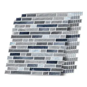 Self-adhesive Wall Tile Sticker, 3D Marble Pattern Wall Tile Sticker, Wall Decor for Home Kitchen Bathroom