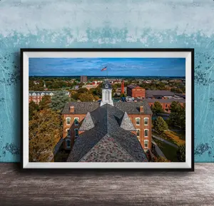 Anderson Hall Wall Art – Maryville College Print | Smoky Mountains Sunrise Landscape