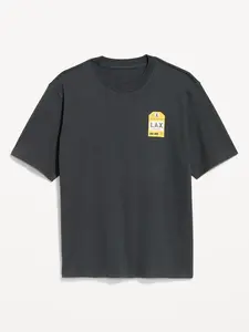 Old Navy Men's Loose Heavyweight Graphic T-Shirt