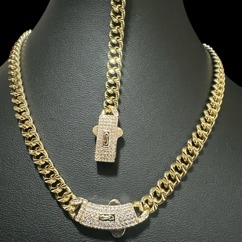 Mónaco Necklace with Gold plated -Tone Chain and Rhinestone Accents for  Women