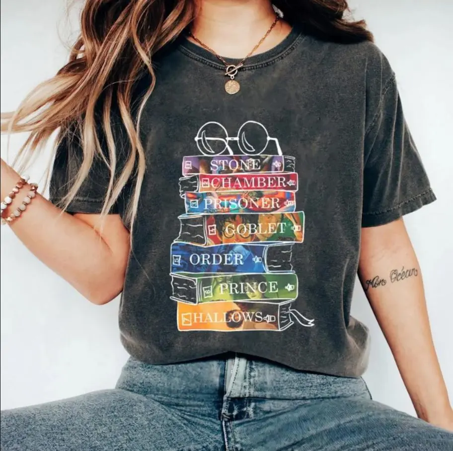 Wizard Castle Book Comfort Colors/Gildan Shirt, Reading Book Wizard Shirts, Hp Tee, Magic Books, Wizard Book Lover Gift, Bookmerch Bookish