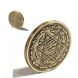 Kabbalah Talisman Coin – 72 Names of God and Twelve Angels