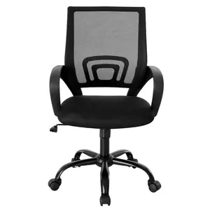 Ergonomic Office Chair with Rocking Mode, Lumbar Support, Height Adjustable, Mesh Back, Quiet Casters for Home Office & Gaming#tiktokshopstockup  #mothersdaygift