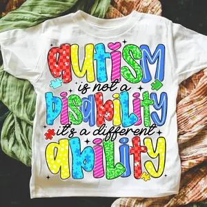 GILDAN Autism Awareness T-shirt, Retro Autism T-shirt, Different Ability T-shirt, Puzzle Piece T-shirt, Neurodiversity T-shirt, Support T-shirt, April T-shirt, Autism T-shirt
