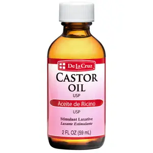 De La Cruz Castor Oil Hair & Skin Oil Revitalizing Blend 2 FL OZ 59 mL New Formula Rosemary Nourishing for Hair and Skin Care