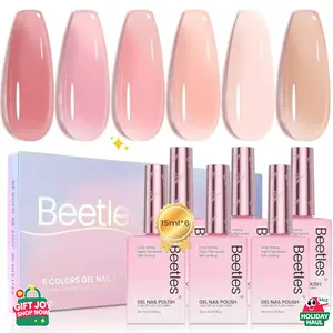 Beetles 15ML Gel Nail Polish Set Pink Red Nude Gel Nail Polish High Gloss Soak Off Gel Polish Nail Art Design Manicure Salon DIY Home Gift for Women Beetles 15ML Gel Nail Polish Set Pink Red Nude Gel Nail Polish High Gloss Soak Off Gel Polish Nail Art Design Manicure Salon DIY Home Gift for Women