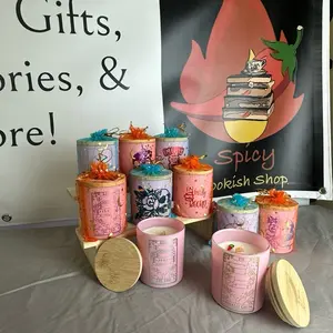 10oz Beeswax Candle in Himalayan Pink Salt and Cashmere Scents