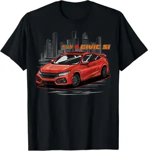 Civic Si Jdm Japanese Car T-Shirt | Unisex Cotton T-Shirt | Unique Gift Tee