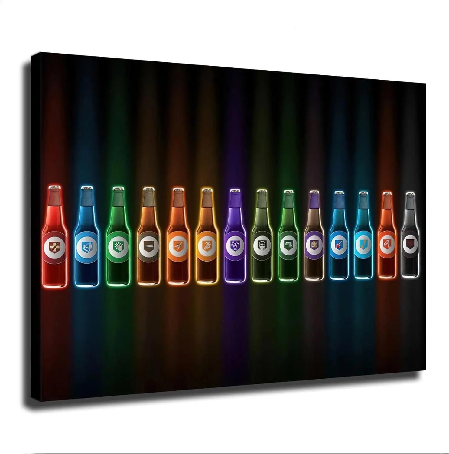 Zombie Perk Bottles Poster Modern Aesthetic Picture Wall Art Home Office Decoration Painting Holiday Gift