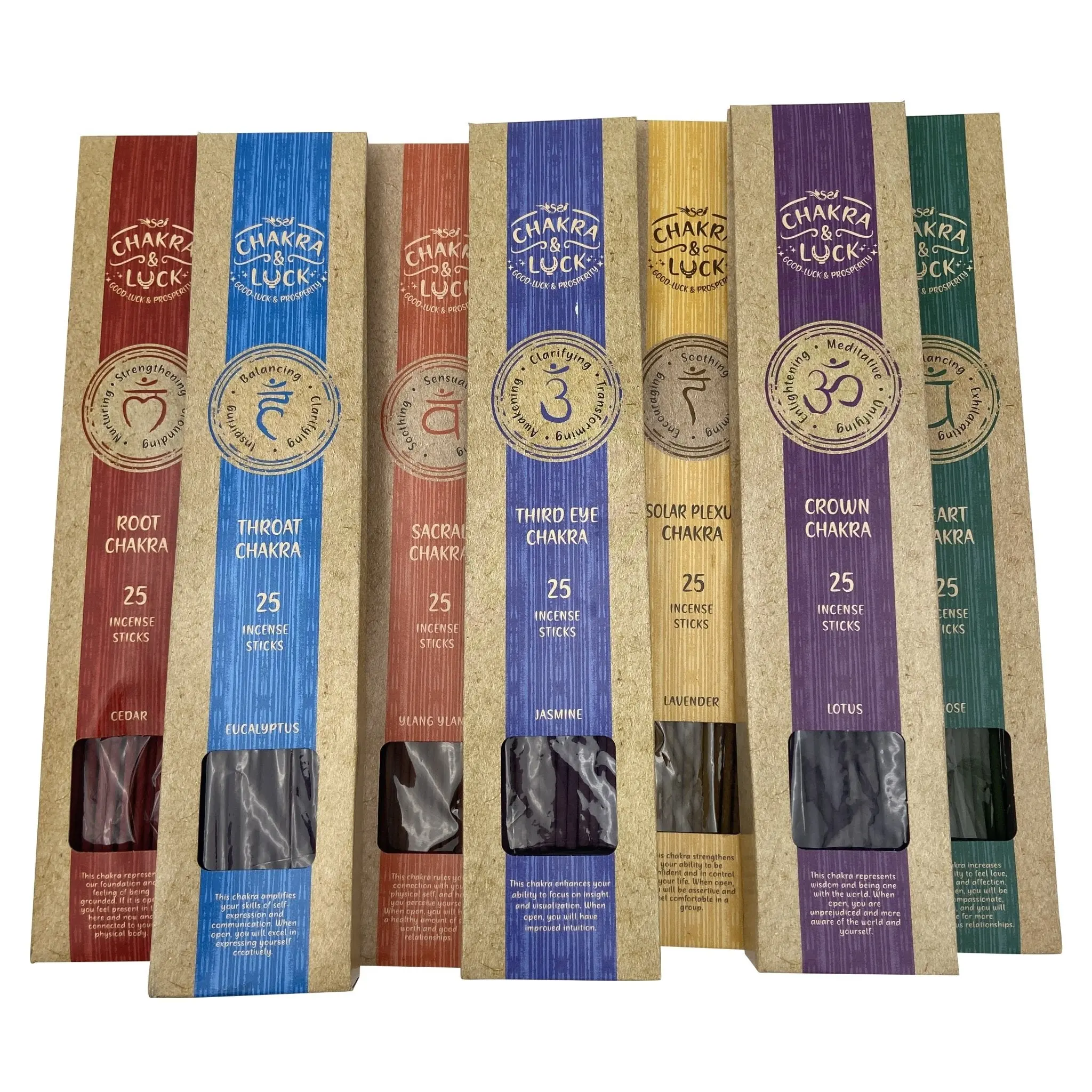 Chakra Luck Incense Sticks & Burner Chakra Luck Incense Sticks & Burner