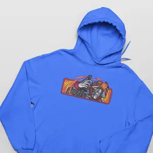 Anime Embroidery Design Available As T Shirt, Sweatshirt, or Hoodie: Soul Reaper Great Gift For Anime Lovers.