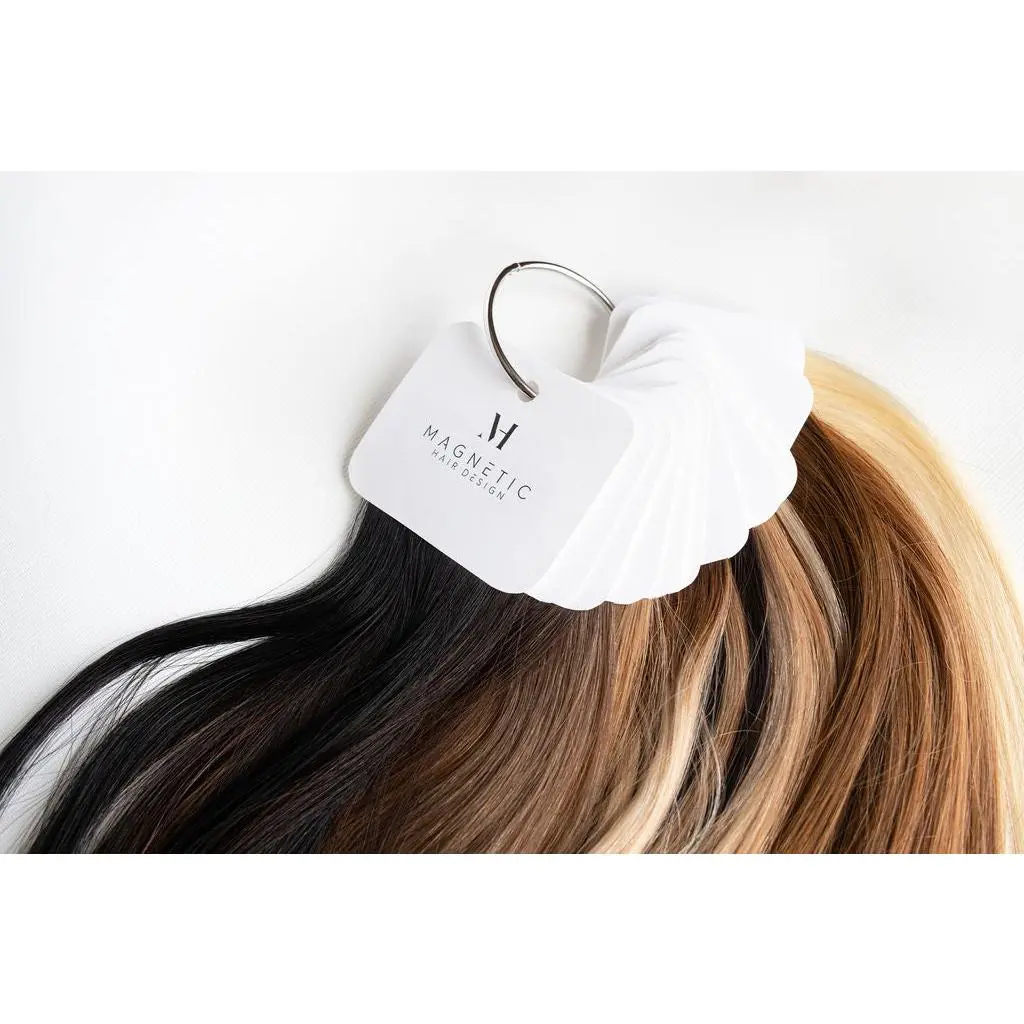 Hair Swatch for Color-Matching – Find Your Perfect Hair Color Match, 3 inches strip of hair with NO magnet