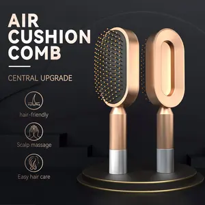 DWY Air Detangler Brush with Ultra-Soft Air Cushion Pain-Free Detangling for Thick Curly Hair Women's Paddle Wet Dry Brush