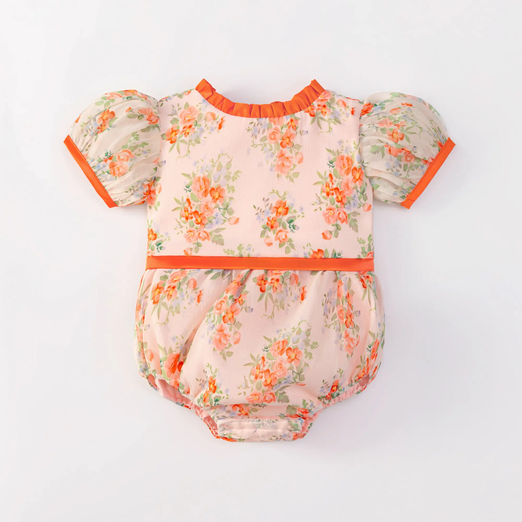 2296 Stylish baby romper princess dress newborn outing triangle bodysuit baby crawling suit