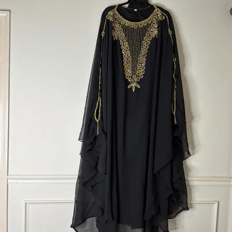 Lady's Formal Long Bubu Gown - Chic Design, Premium Fabric, Formal Wear for Special Occasions