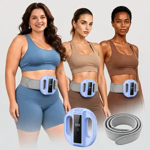 2026 New R10 Mini Fascia Ring, Upgraded Adjustable Strap (Fits Up to 55in Waist), Cordless Rechargeable Waist & Back Muscle Recovery Device, Portable Massager for Parents, Sports & Outdoor Fitness Accessory