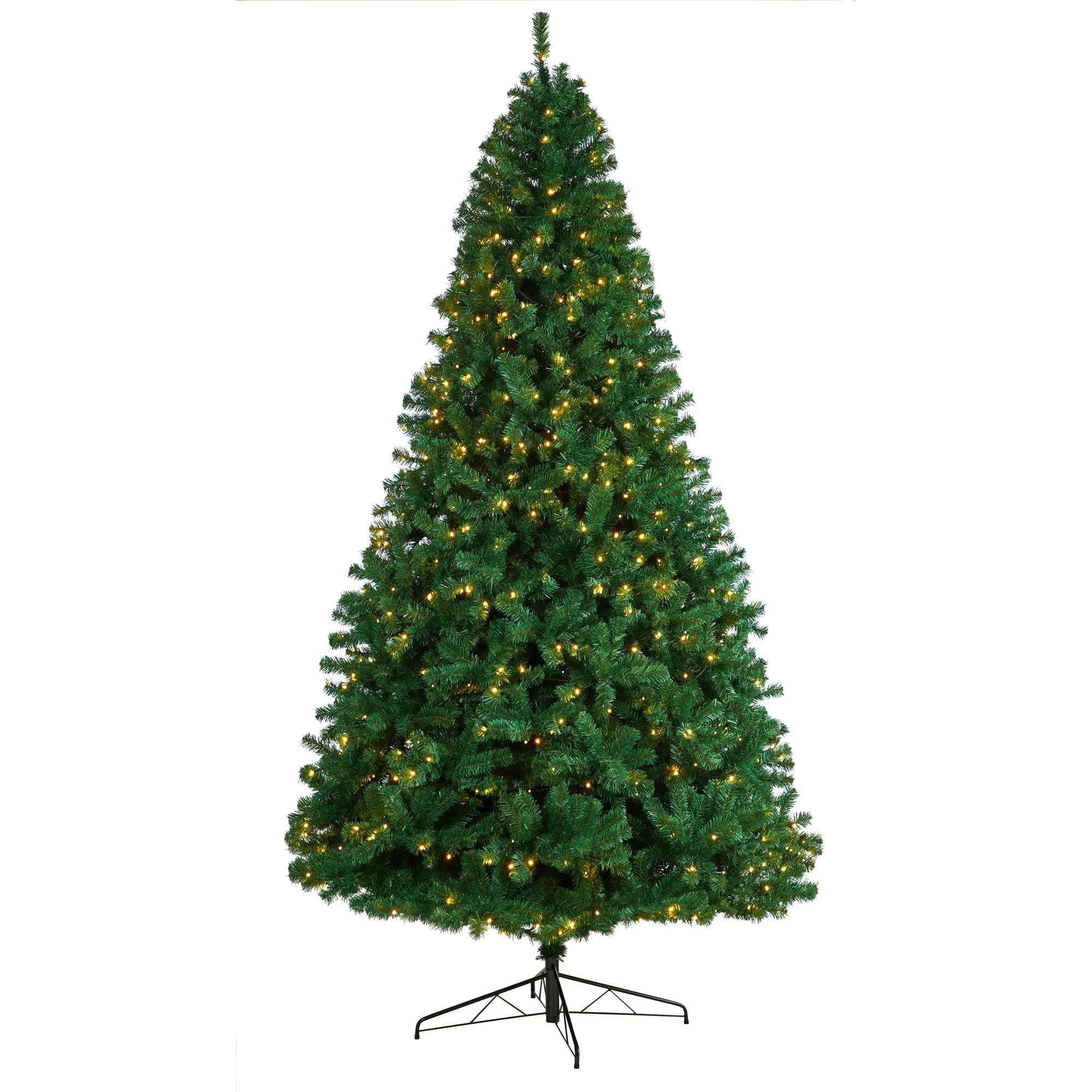 9' Northern Tip Artificial Christmas Tree with 650 Clear LED Lights and 1860 Bendable Branches 9' Northern Tip Artificial Christmas Tree with 650 Clear LED Lights and 1860 Bendable Branches