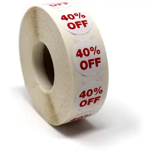 Mark Down Dot Stickers 3/4" Round Self Adhesive Retail Circle Labels 1000 Pack