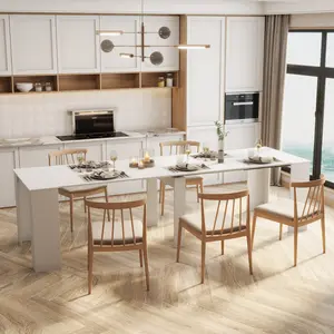 Multifunctional extendable console table(High end and high-quality),Ideal for Work and Study, Multi-Purpose Table for Writing, Dining, and Workstation, Suitable for Office and Home Office Use