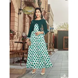 Maxi-5 Teal Polka Dot Skirt Flowy Flattering & Absolutely Gorgeous Embellished Teal Top with Pearls & Delicate Embroidery for Special Occasions