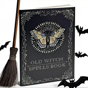 Old Witch Spell Book, 1 Piece Vintage Spell Book, Spell Book for Witch, Spell Book Gift, Gift for Witch, Gift for Fantasy Lover