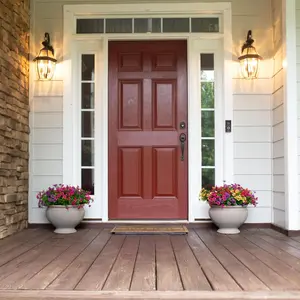 Artificial Faux Plants Flowers Outdoor Spring Summer Decoration 12 Bundles Fake Silk Colorful Daisy Eucalyptus Realistic UV Resistant for Outside Home Planter Porch Patio Yard Decor - Mix Pink Red Purple Yellow