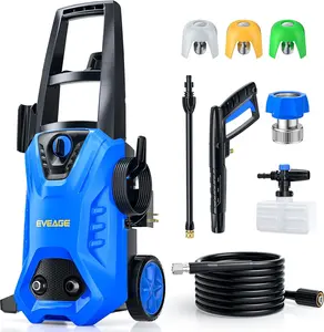 EVEAGE Electric Pressure Washer, 4200 PSI 2.8 GPM Power Washer with 1000ML Foam Cannon, 3 Pressure Nozzles, for Car/Fences/Driveway/Home/Patio Cleaning