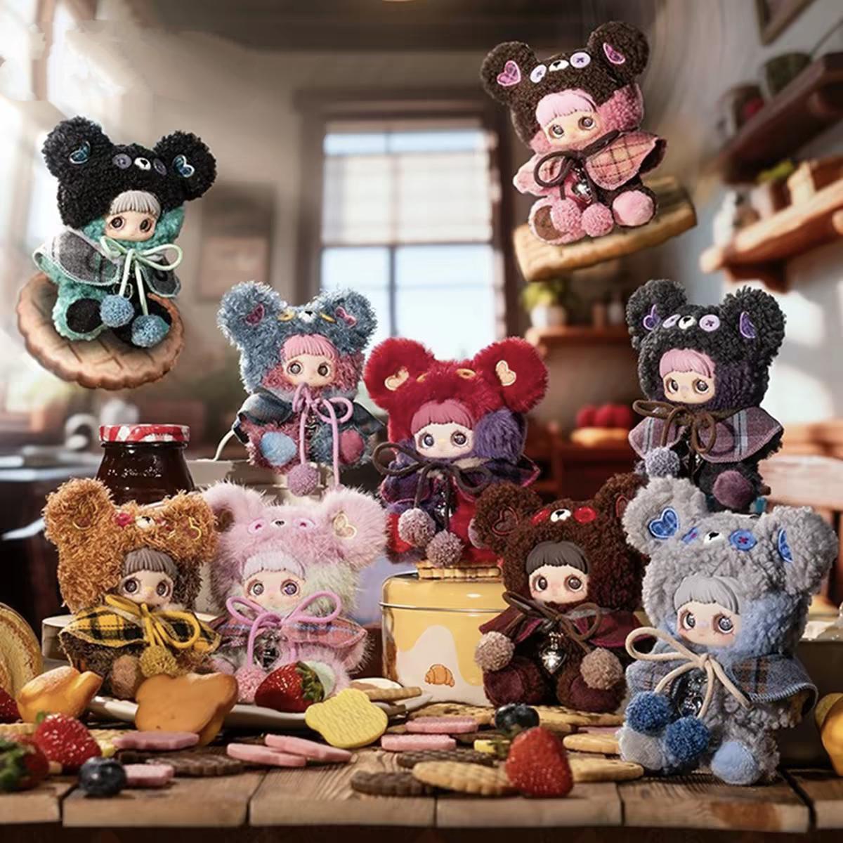MayMei Tiny Bear Cookie Series Plush Blind Box Cute Collection