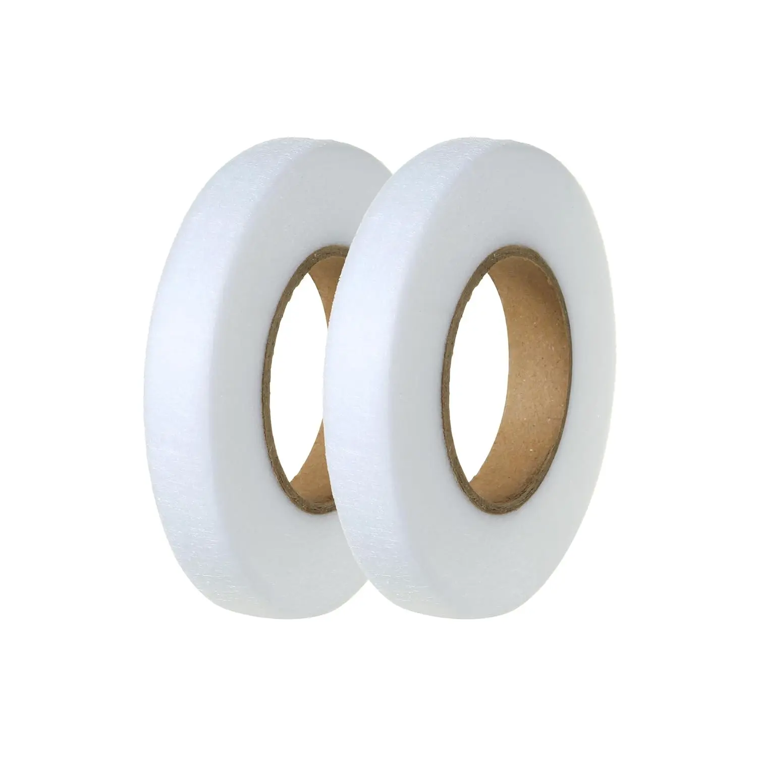 Hemming Tape 100 Yards 1/2 Inch2 Rolls Iron  Hem Tape Iron  Tape for Hemming, Stitch Witchery Tape Sewing Tape (White,50 Yards Each)