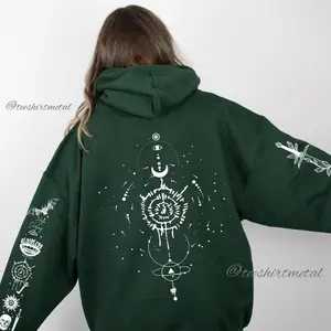 4-sided Astarion Hoodie, Baldurs Gate Hoodie with designs on front, back and both sleeves, BG3 hoodie, Astarion Approves ATT809 5-12 5
