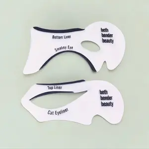 Apply Eyeliner Aid Card (1 Pair), Eye Liner Auxiliary Tool, Eye Makeup Templates for Women, Professional Makeup Tools for Daily Use