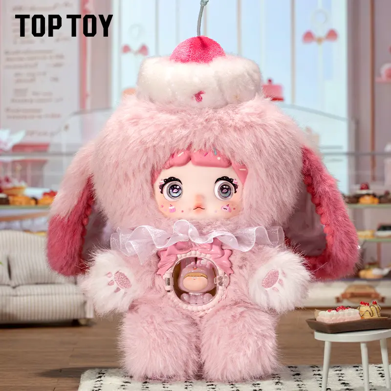 【TOPTOY】Nommi x Amlls Sweet Bite Series Plush Blind Box, Blind Bag Collectible Toy, Cute Figure, Desktop Ornament, Birthday Gift