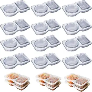 Reusable Condiment Container with Lid - Round