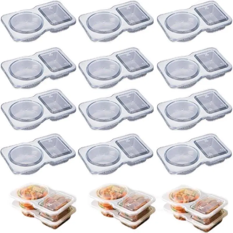 Reusable Condiment Container with Lid - Round
