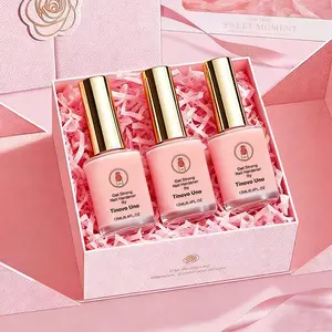 Tinovo Uno Gift Box Nail Strengthener Pink 12ml, Air-Dry Formula (No UV/LED Lamp Needed), Nail Decoration, Natural Pink Shade, Enhances Shine and Luminance, Perfect Gift for Valentine's Day, Mother's Day & Thanksgiving - Nail Care Nail Polish Gift Set