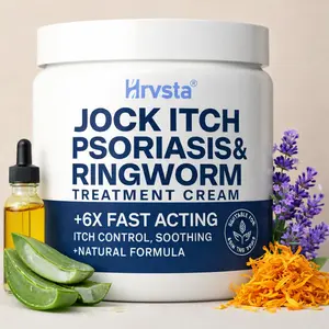 Antifungal Ringworm Cream & Psoriasis Balm – Foot & Body Care Lotion for Itch & Irritation Relief