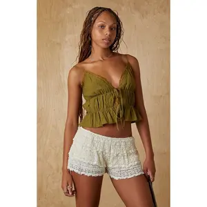 Your Favorite Women's Tiered Lace Shorts