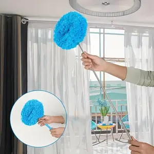Microfiber Ceiling Fan Duster, 1 Count Duster with Retractable Handle, Reusable & Machine Washable Cleaning Brush for Effortless Cleaning, Cleaning Tool